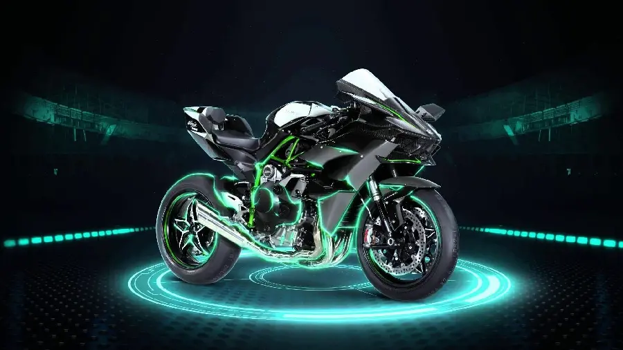 Wallpaper of a professional BMW motorcycle for mobile and phone backgrounds