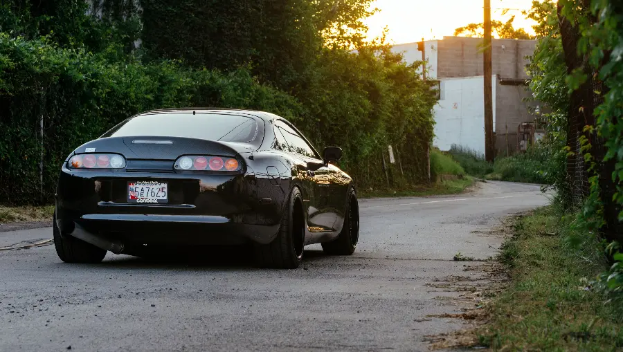 Black Toyota Supra Wallpaper for PC and Laptop