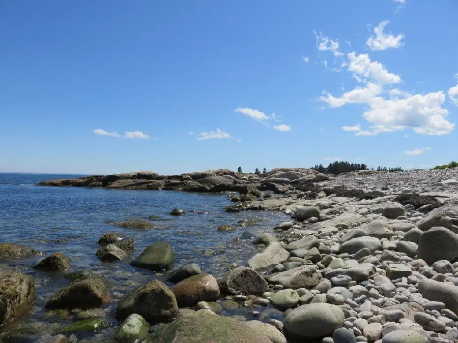 Beautiful photo of the beach at Acadia National Park