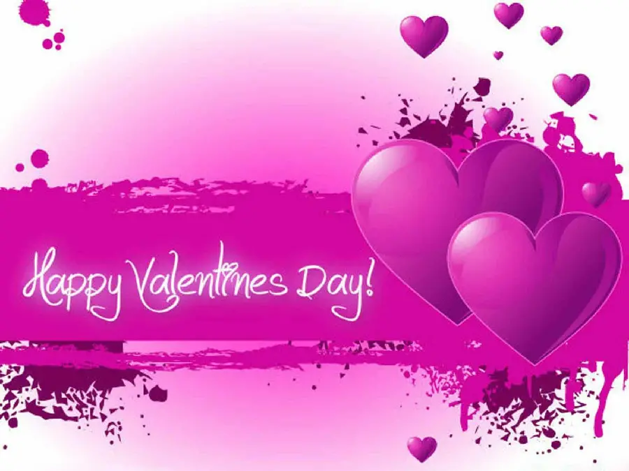 Beautiful purple and pink background photo for Valentine's Day