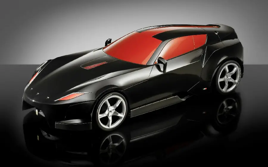 Ferrari car wallpaper with beautiful rims and special colors