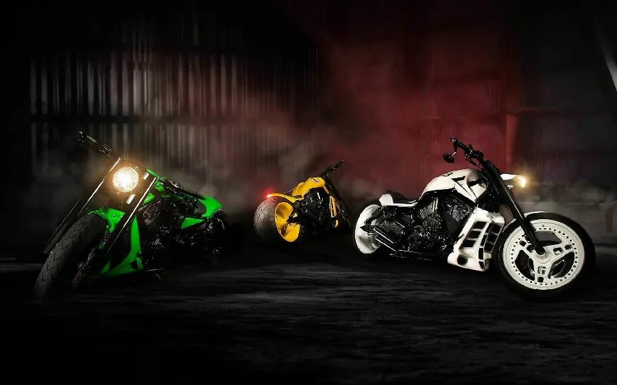 Photo of motorcycles with beautiful colors for racing