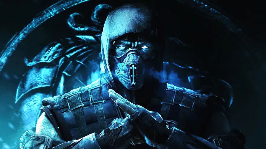 Interesting and spectacular image of the warrior character Sub Zero
