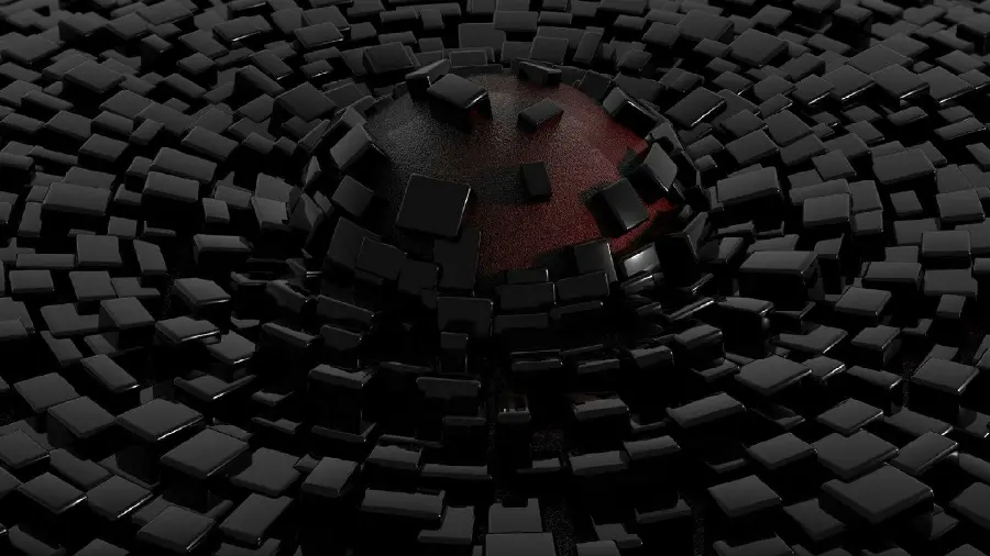 Interesting wallpaper of geometric shapes 