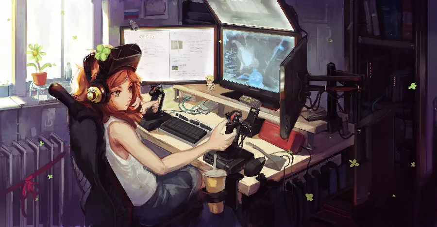 Girl gamer profile picture