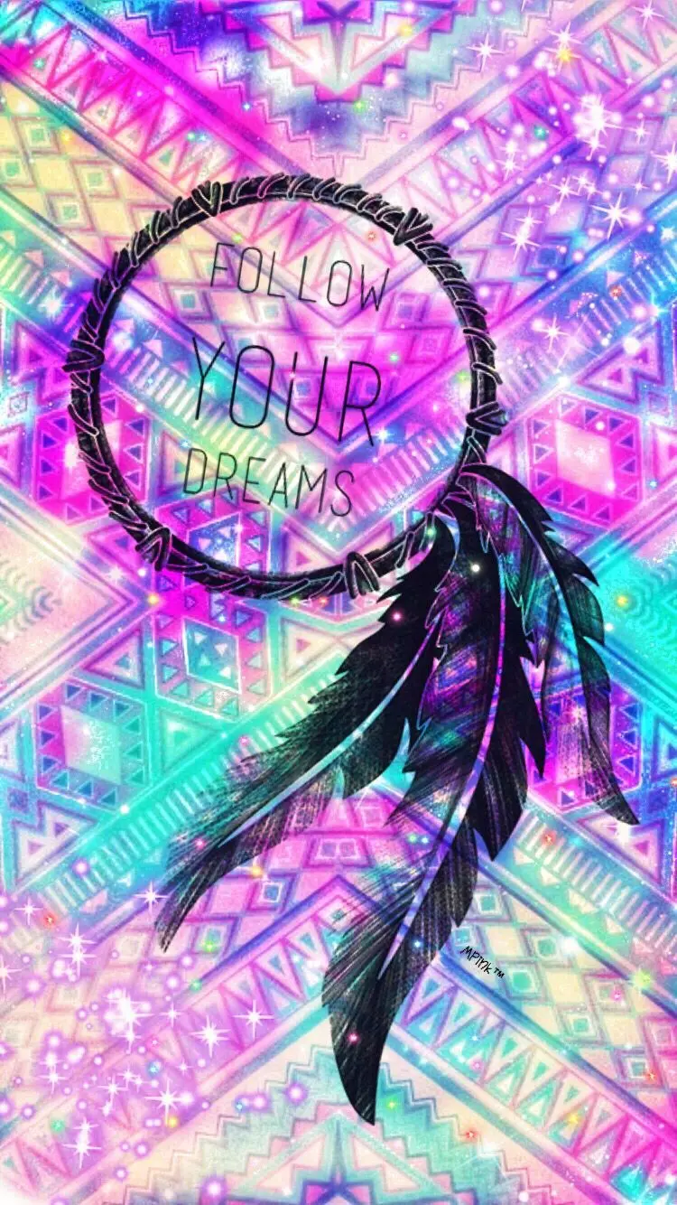 Download purple wallpaper with 4k dreamcatcher design and galaxy background