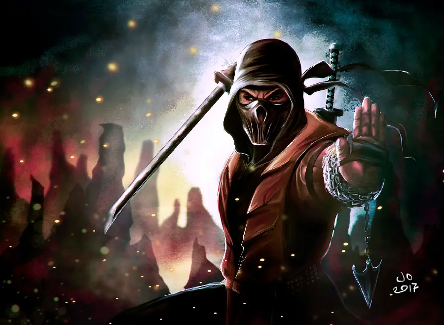 Sub Zero photo in Mortal Kombat game for background