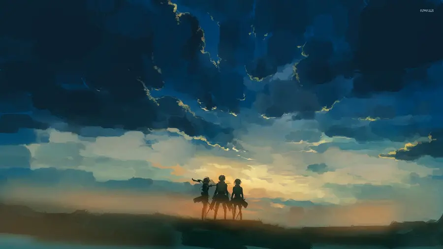 Download high quality anime Attack on Titan image for desktop