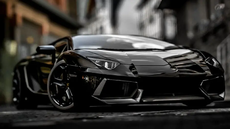 Download 4k Lamborghini Aventador Photo Black