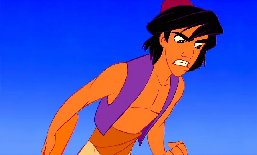 Photo of the character Aladdin with a taste of the Walt Disney collection