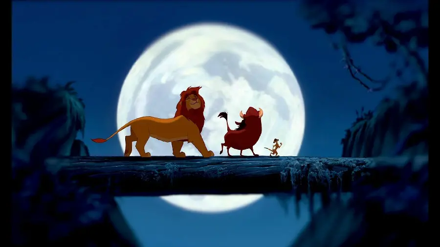 Wallpaper from the animation The Lion King in the Walt Disney collection