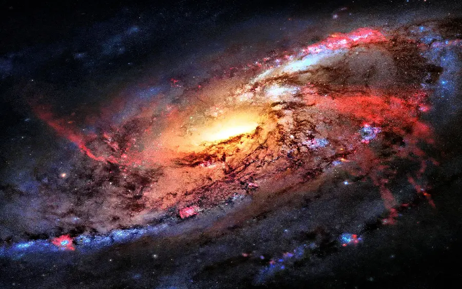 Download the profile picture of the galaxy with a bright star in its center in high quality