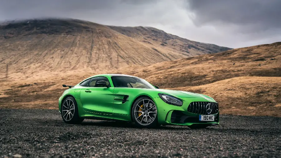 Download Ferrari LaFerrari Mercedes Benz AMG GT R car photo