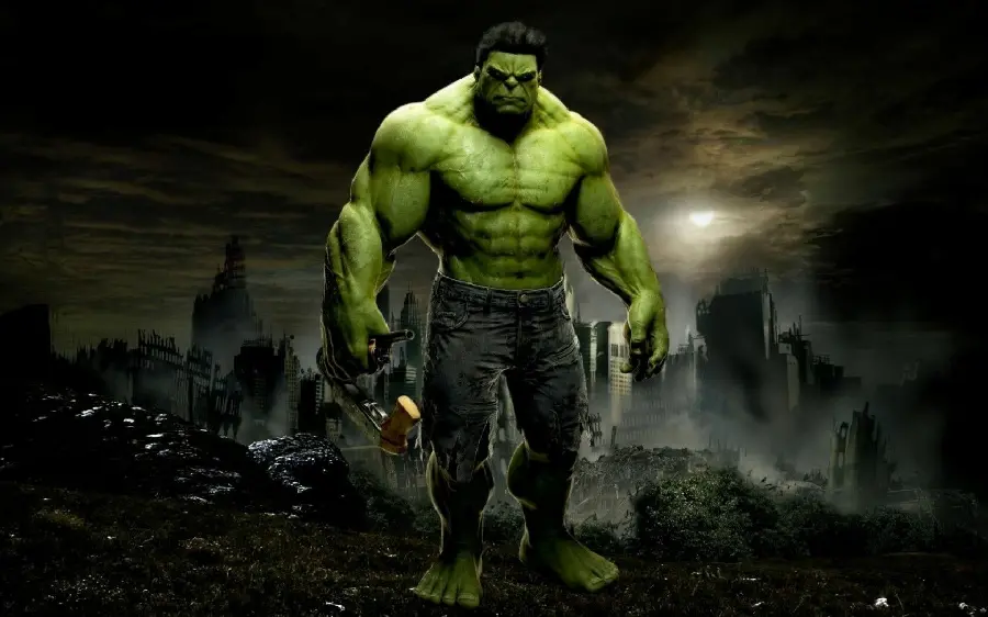 Hulk Wallpaper with Huge Body and Green Body Color for Laptop