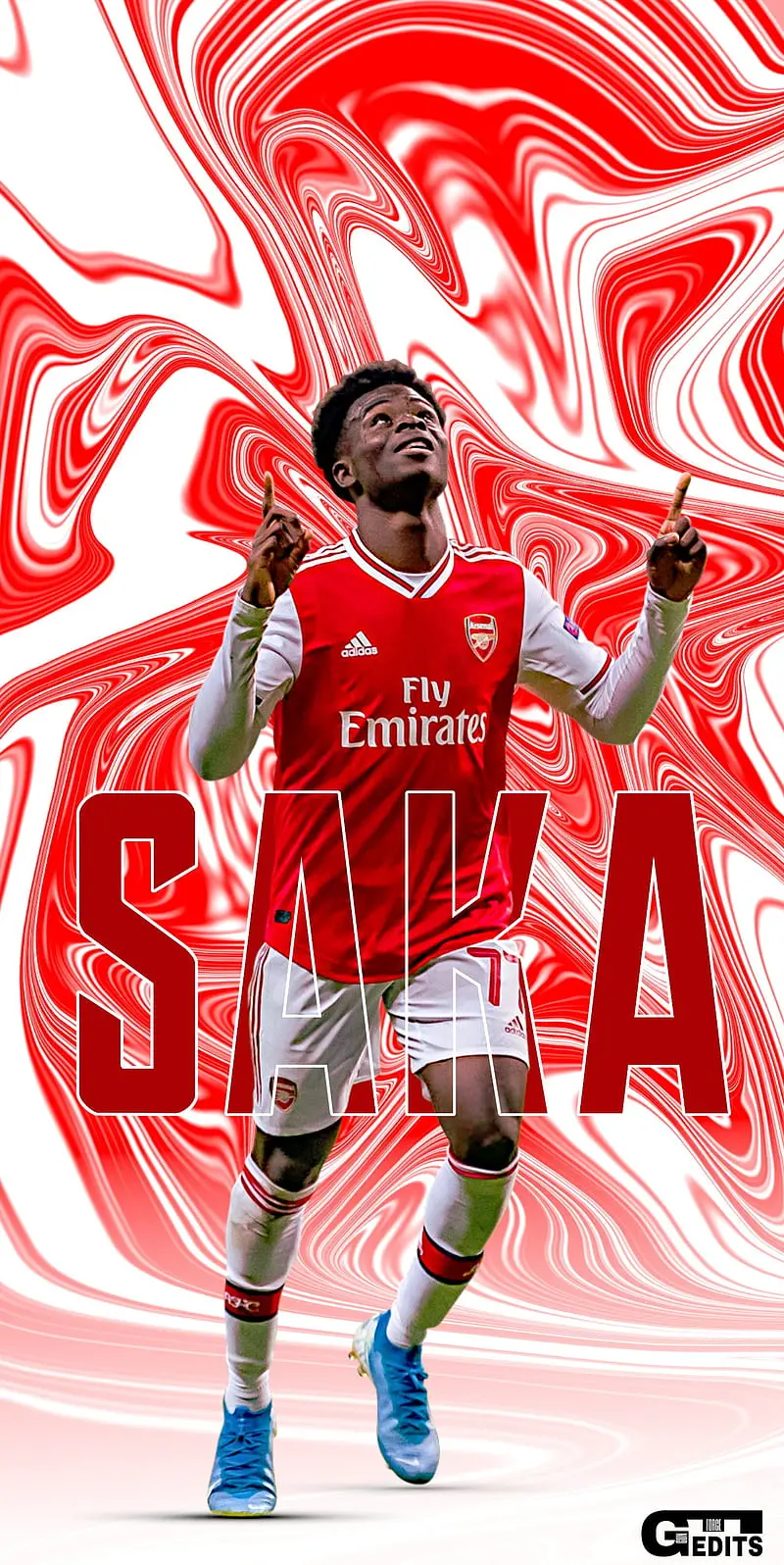 Bukayo Saka background photo for posts and stories