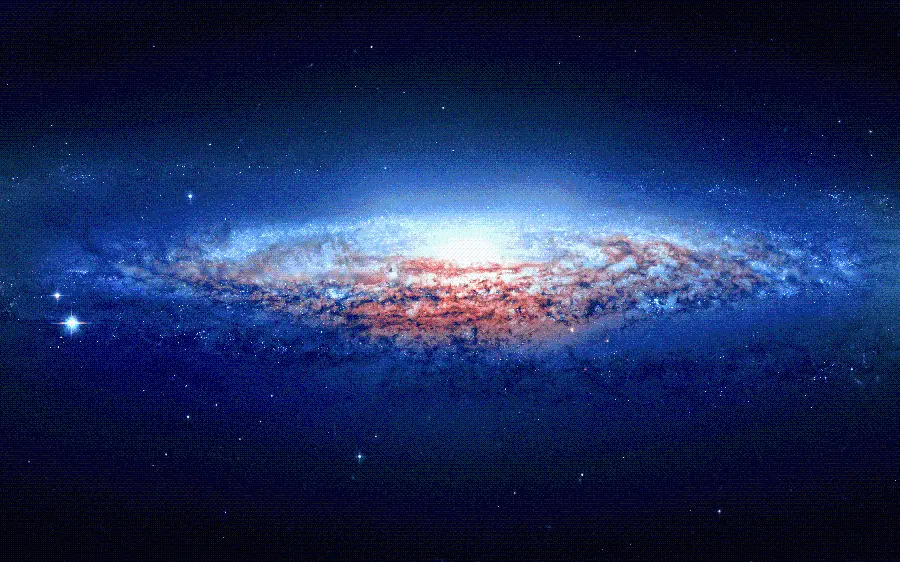 Beautiful Stylish Galaxy Girly Background with Blue Sky Background