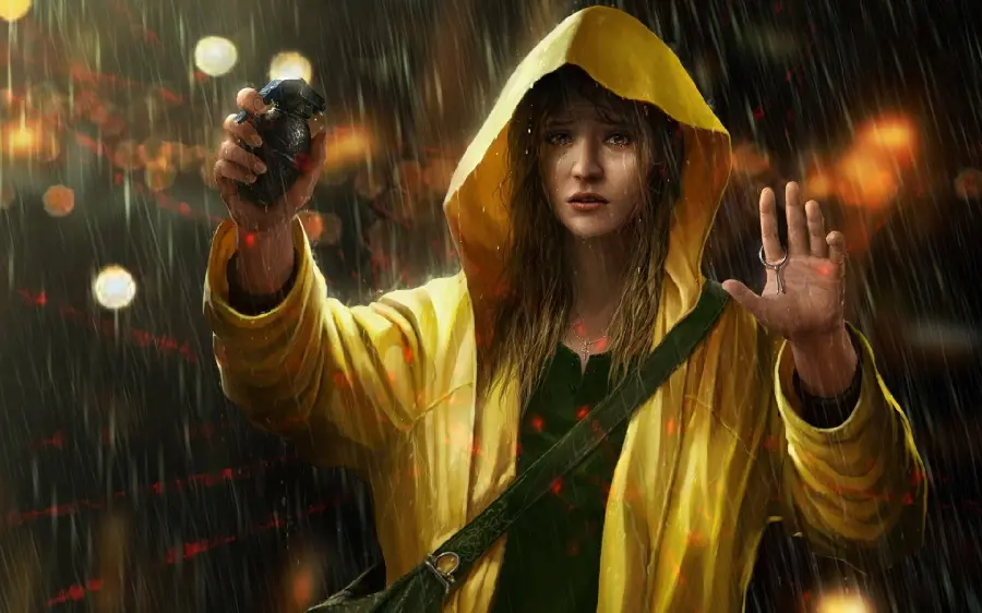 A beautiful and beautiful foreign sad girl photo and wallpaper for your computer and laptop desktop wallpaper