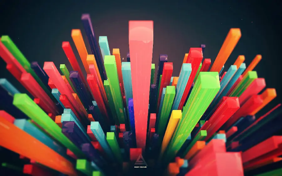 Ak Background of colorful charts