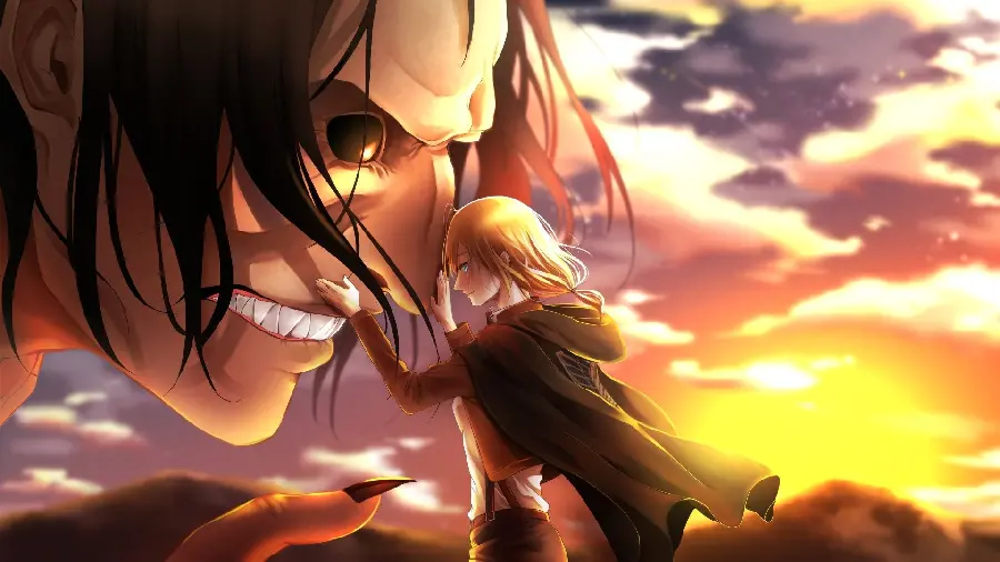 Download very beautiful Attack on Titan anime photo in high quality