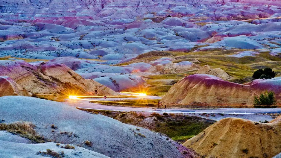 Breathtaking photo of Badlands National Park in the USA