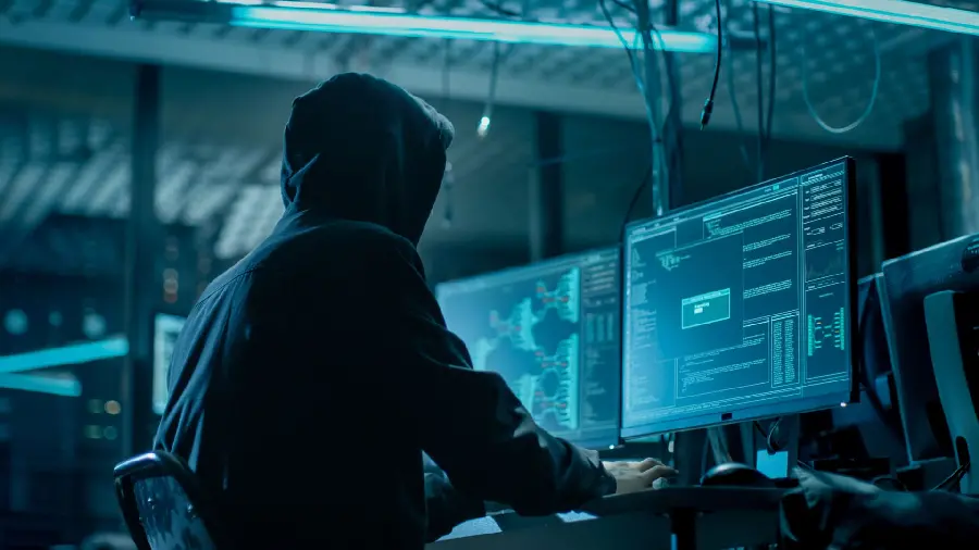 Hacker photo for printing on banner and large size paper in color