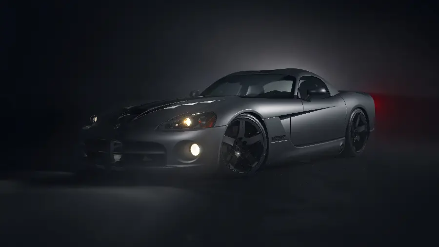 Download 4k Dodge Viper Wallpaper with Dark Background for Computer and Laptop