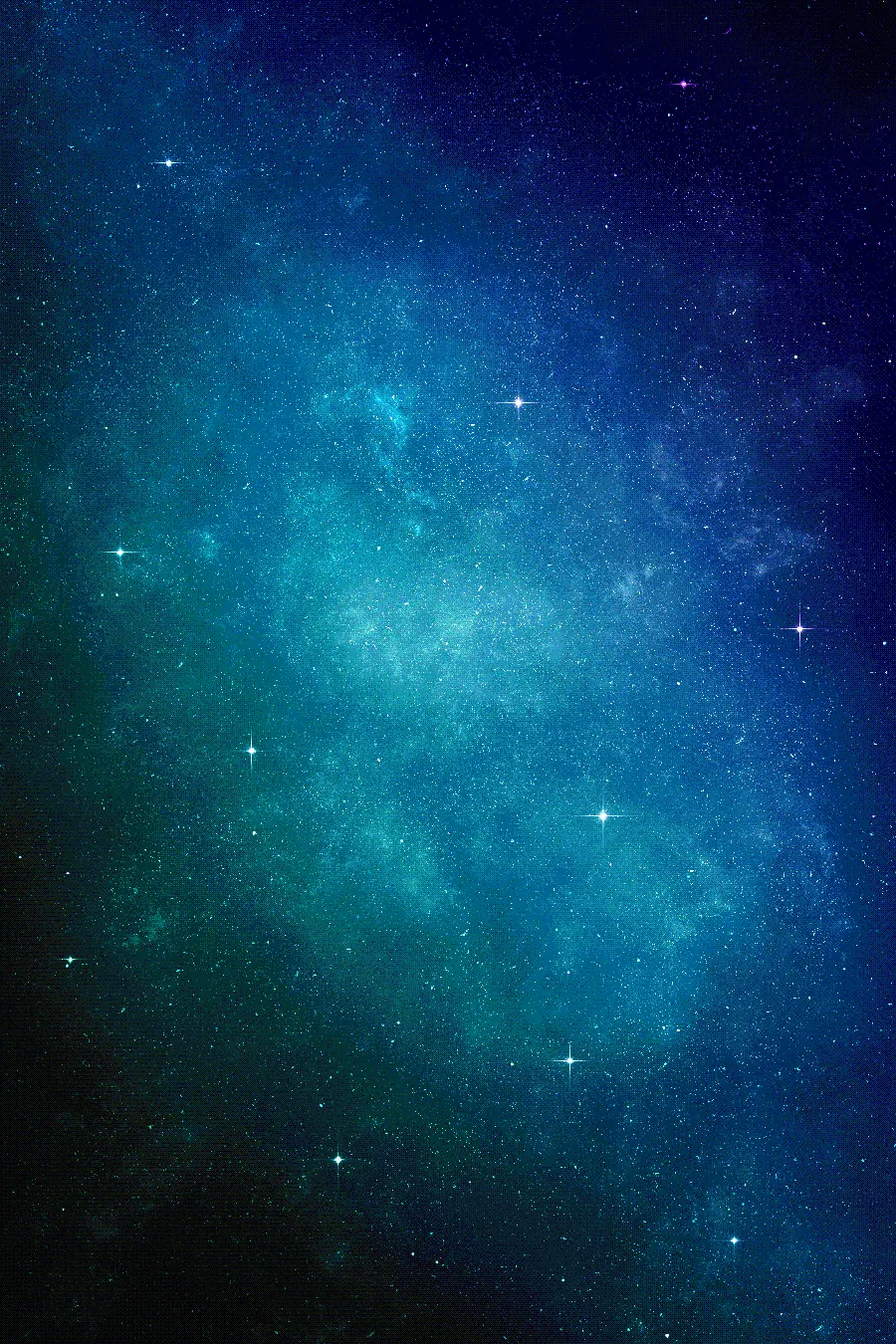 iPhone 14 Pro Max Background with Beautiful Sky Design with Blue and Purple Colors and Shining Stars