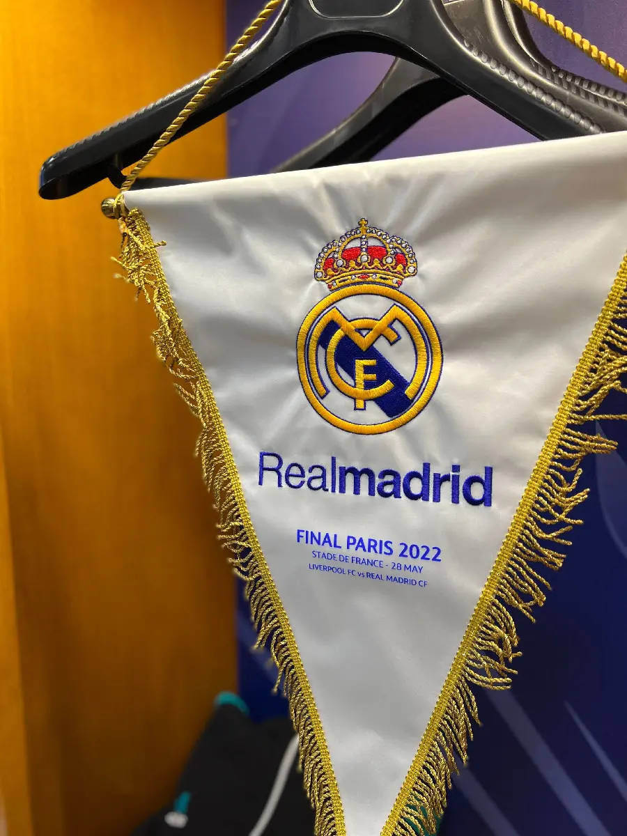 Real Madrid's flag photo in the 2022 Champions League
