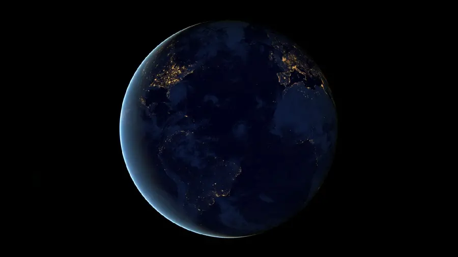 Most Viewed Earth at Night Wallpaper for Windows 11