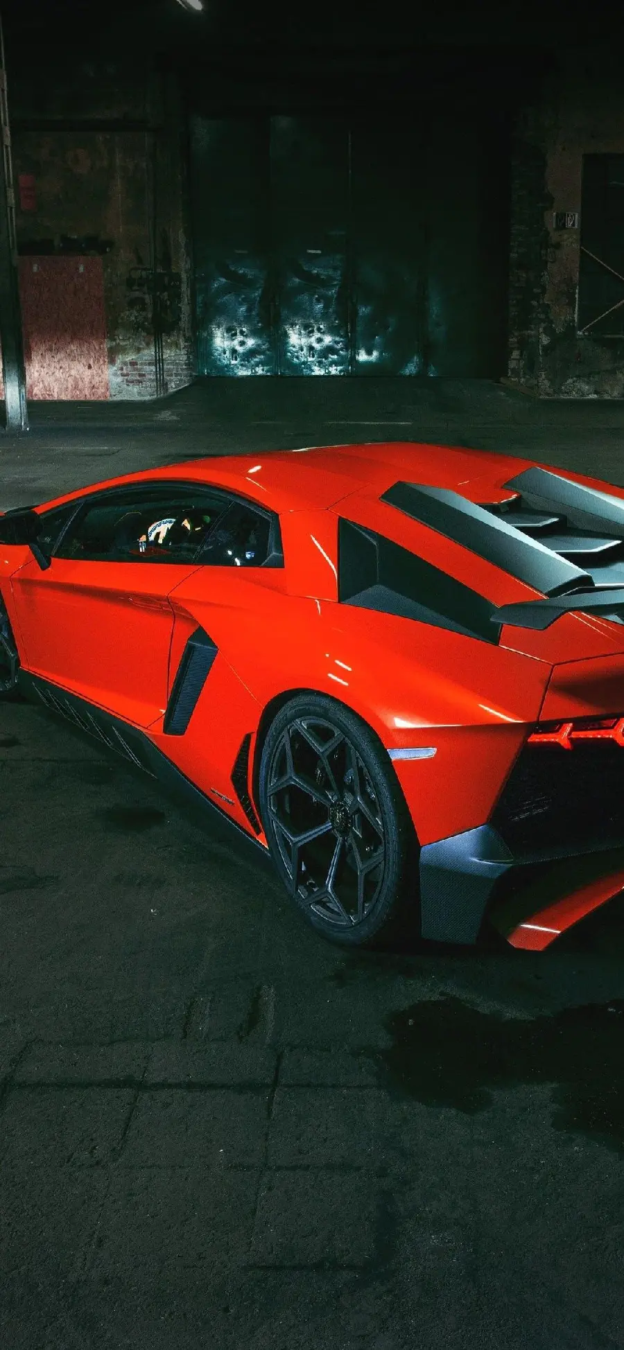 Cool wallpaper for phone Lamborghini orange