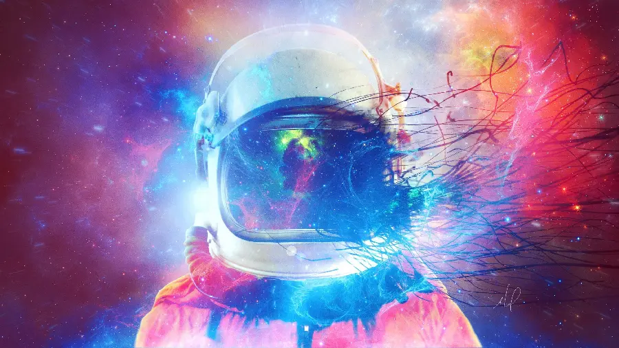 Fantasy Astronaut Wallpaper for Windows 11
