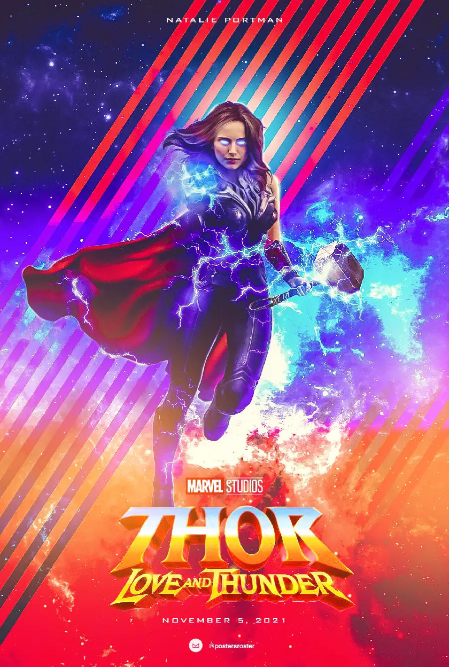Photo of Natalie Portman in the movie Thor: Love and Thunder