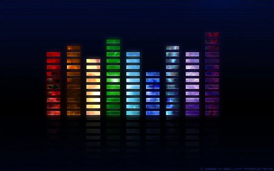 High Quality Colorful Equalizer Vector Image