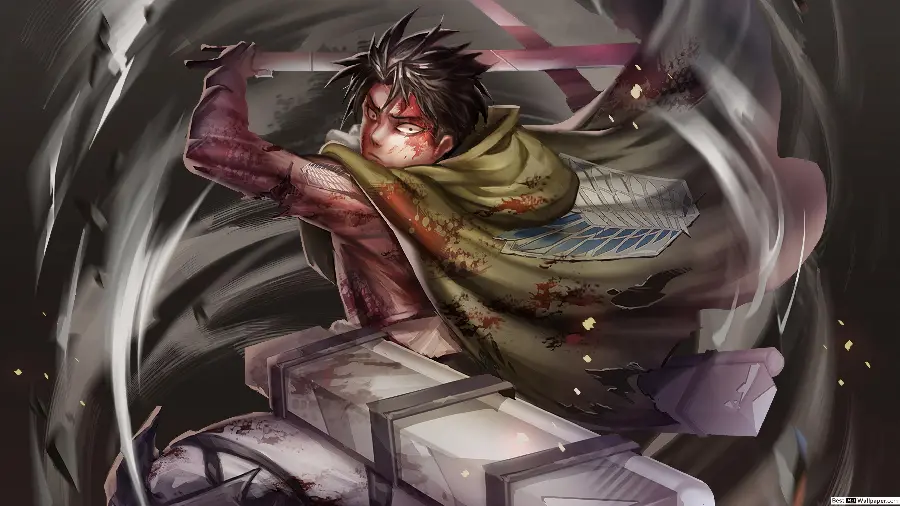 Special and beautiful wallpaper of the anime Attack on Titan in high quality 