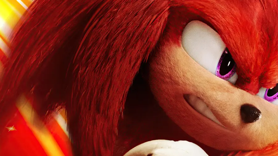 Sonic photo Red in the new Sonic the Hedgehog movie