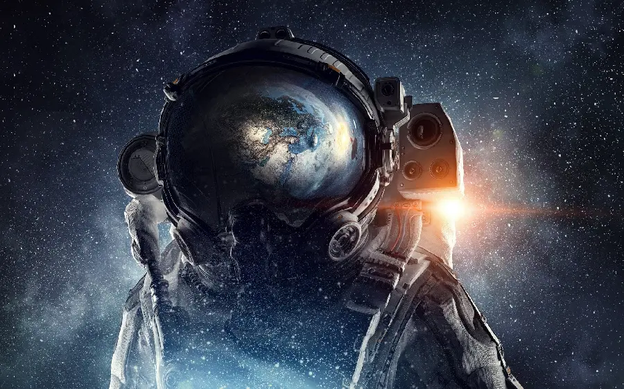 New Fantasy Astronaut Wallpaper for Tablet