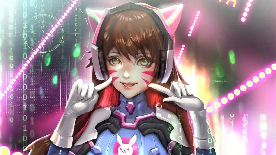 Gamer Girl Photo Horns in HD Quality