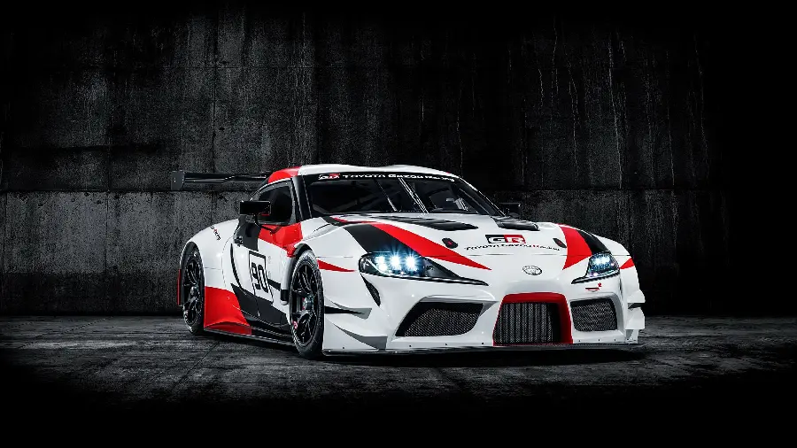 Toyota Supra Racing Car Wallpaper for Mobile and Desktop