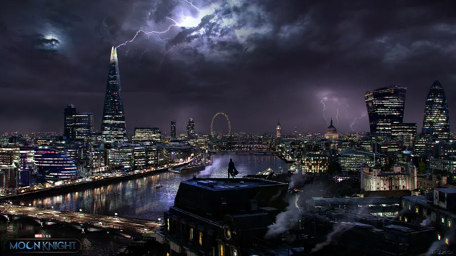 Photos of the city and region of the Moon Knight series