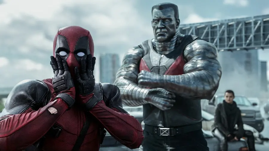Image of Nathan Summers and Wade Wilson in the movie Deadpool 2