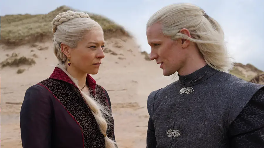 Photo from the first episode of House of the Dragon