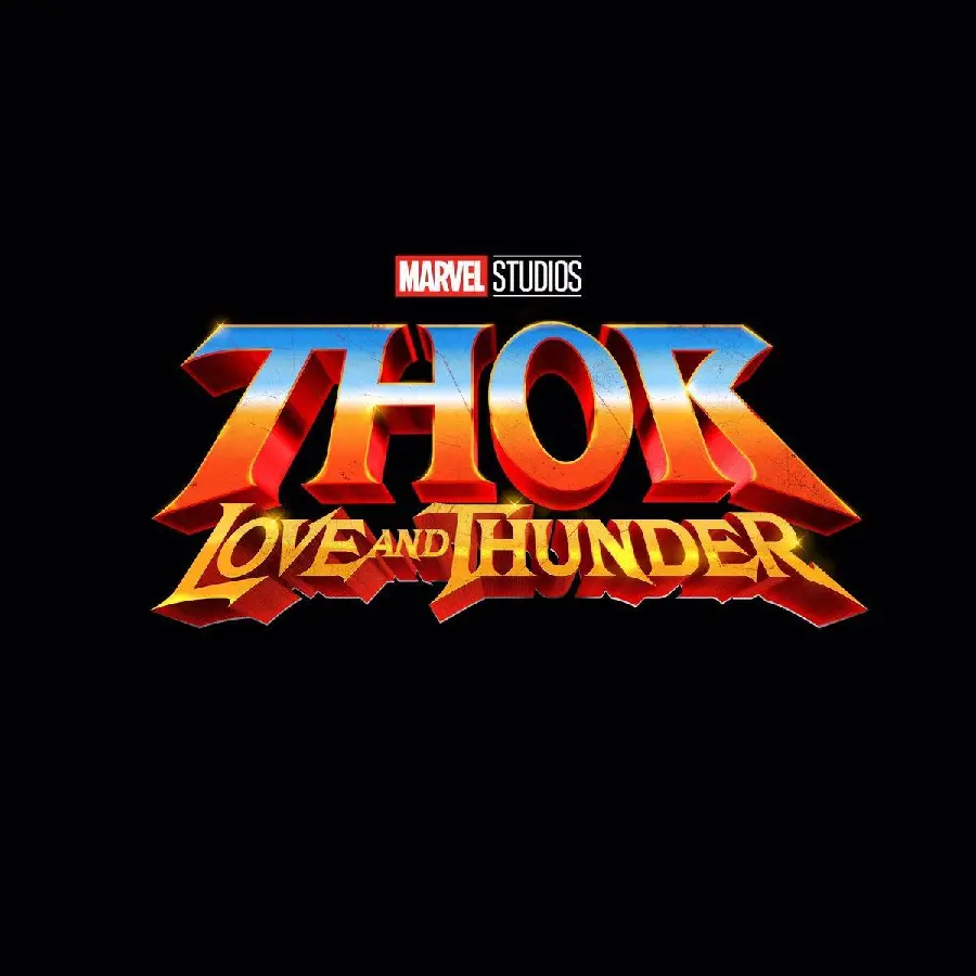 Official Poster and Logo of Thor Love and Thunder Movie in Good Quality