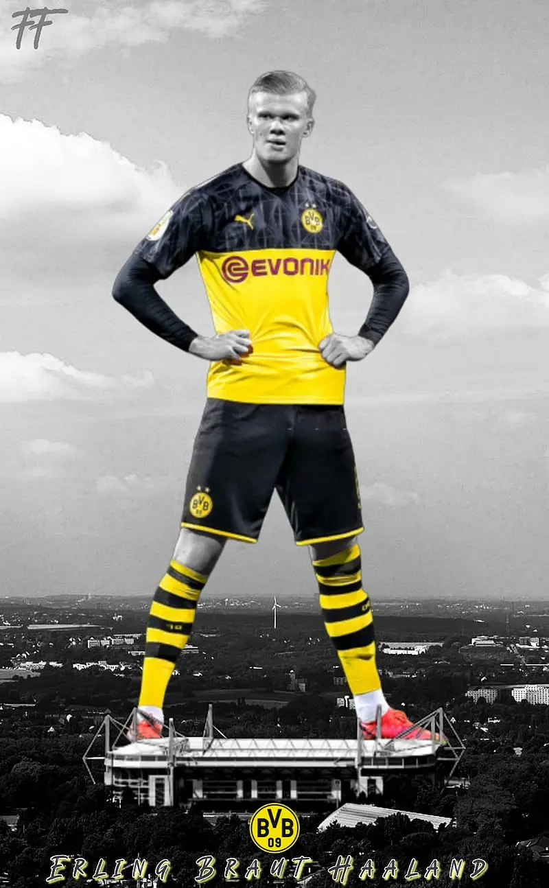 Erling Haaland background for mobile