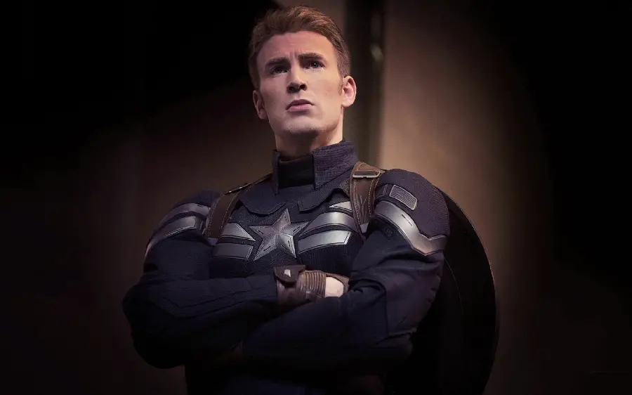 Chris Evans background known as Captain America for Windows 11 wallpaper