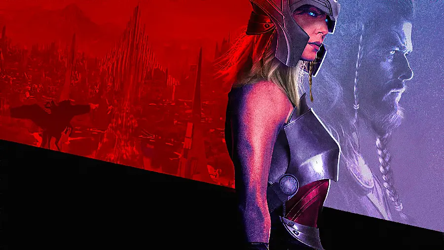 Natalie Portman's wallpaper in the movie Thor Love and Thunder with attractive quality