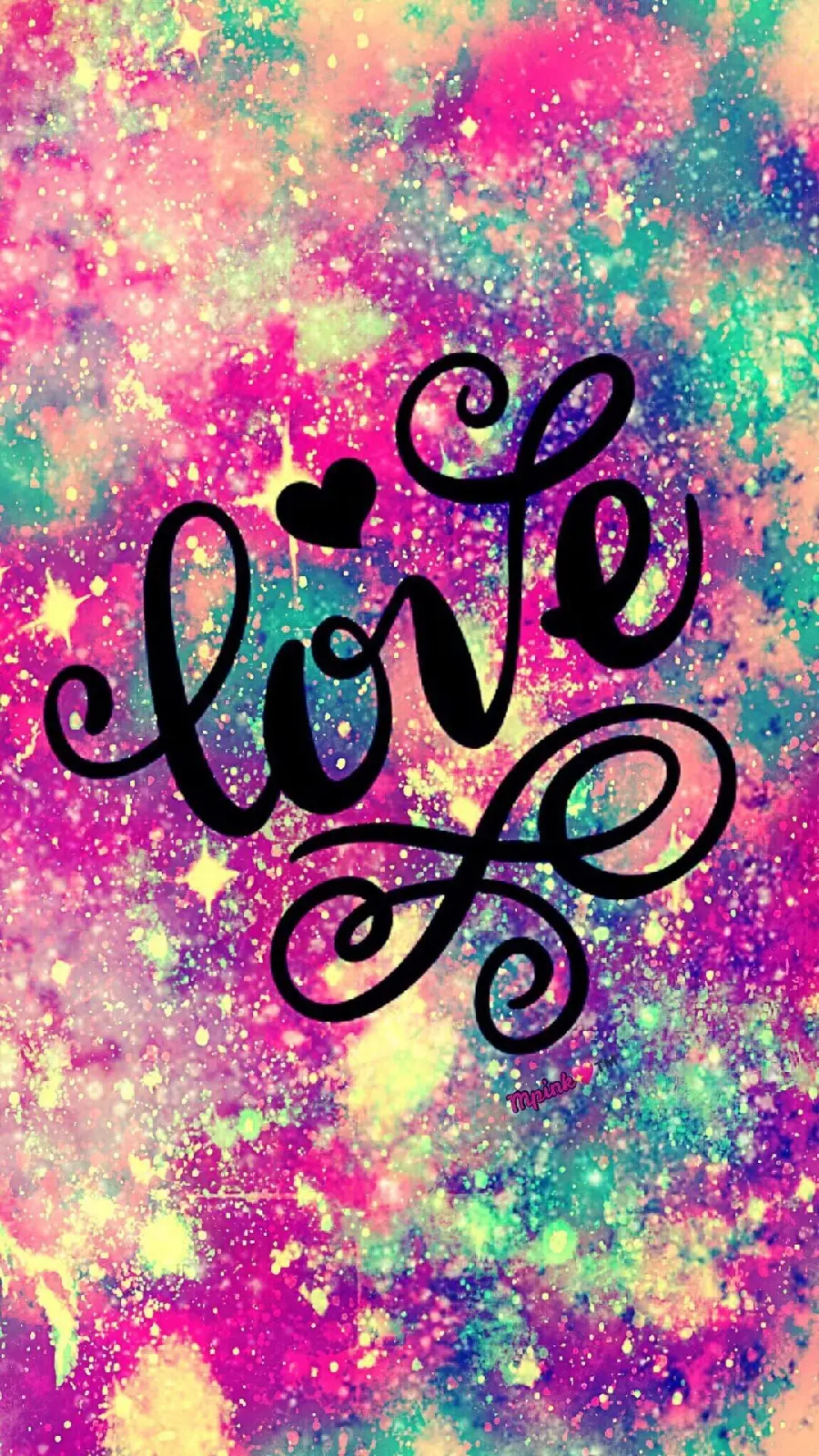 Download a spectacular and colorful wallpaper with the title Love