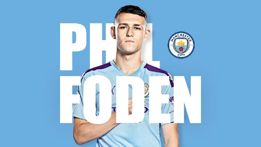 Download Phil Foden image for laptop background in high quality
