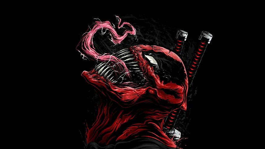 Venom photo in Deadpool for profile and background