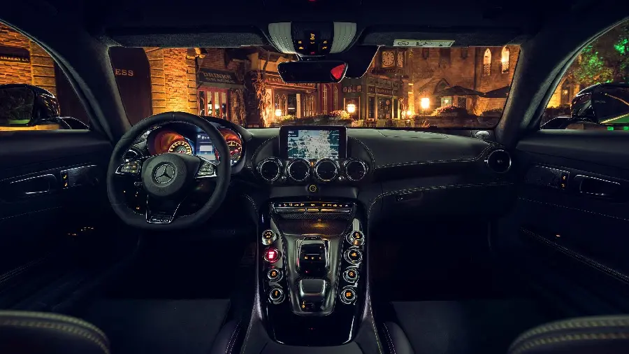 Inside photo of Mercedes Benz AMG GT