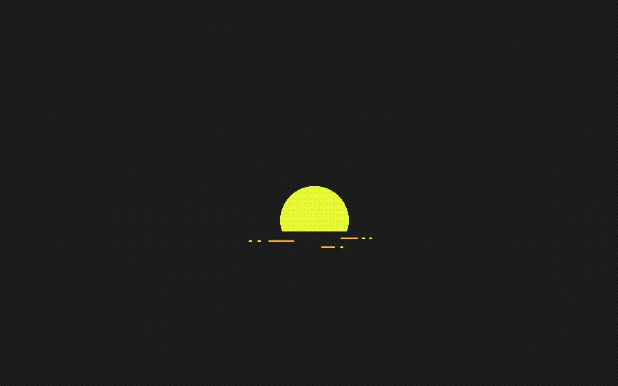 Download minimalist photo black background sunset design